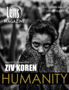 Photography Magazine Cover Image by Ziv Koren. Lens Magazine Issue 41 February 2018