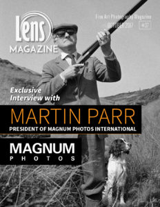 Photography Magazine Cover Image by Martin Parr on Lens Magazine Issue 37