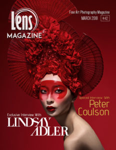 Lindsay Adler on Lens Magazine Issue 42 Cover Image . Inside the Studio.