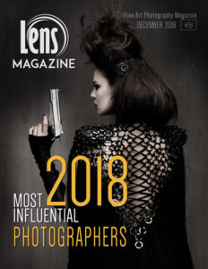 Photography Magazine Cover Image by Peter Coulson on Lens Magazine Issue 51. Most Influential Photographers 2018